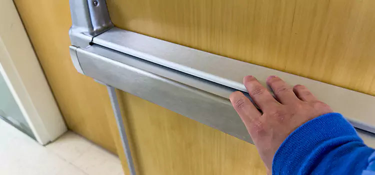 Installing a Push Bar on a Door Stafford